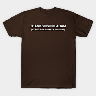 Thanksgiving Adam T-Shirt